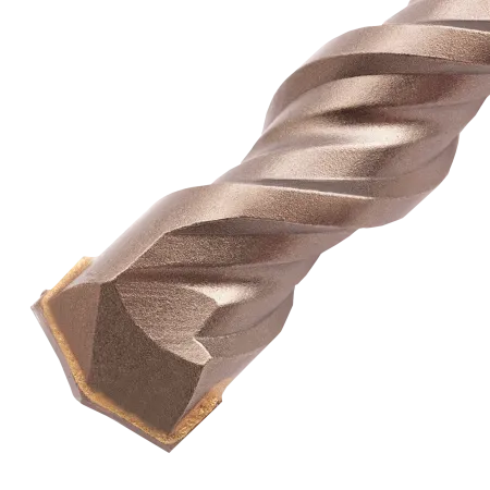 Бур по бетону DENZEL 705048, 20 x 310 мм, двойная спираль, три пылеотводящие кромки