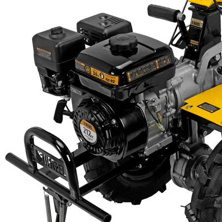 Мотоблок DENZEL DPT-370X, 7 л.с, дисковое сцепление,  фрез 3 x 4, ВОМ, передачи 3В/1Н