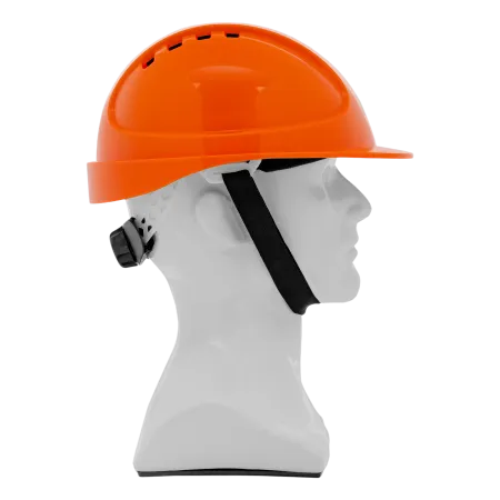 Каска защитная ударопрочная DENZEL ABS/PC, плавная регулировка, модель «Форвард» (К-05), оранж.