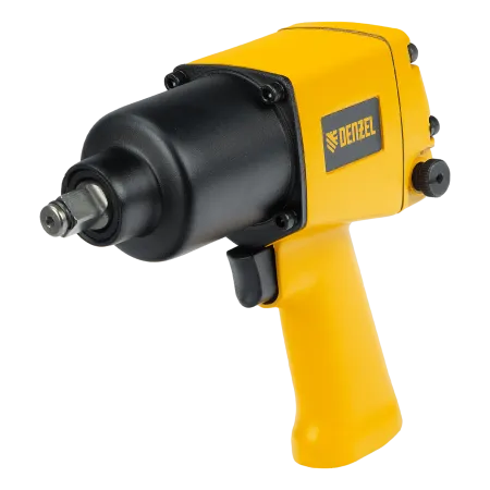 Пневмогайковерт ударный DENZEL IW860+набор головок, 1/2, 7000 об/мин, 868 Нм