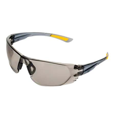 Очки защитные DENZEL открытые, поликарбонатные, дымчатая линза