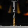 Сверло спиральное по металлу DENZEL 8,5 x 117 мм, Р6М5, Golden Tip, многогранная заточка
