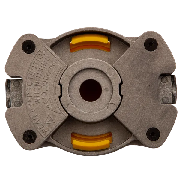 Триммерная головка DENZEL 96363, универсальная, алюминий, шайба 8 мм, 10 мм