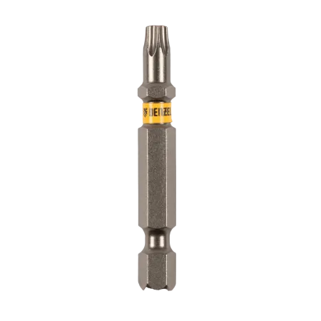 Бита DENZEL TX 25х50, сталь S2, шестигранный профиль, 10 шт. Е 6,3