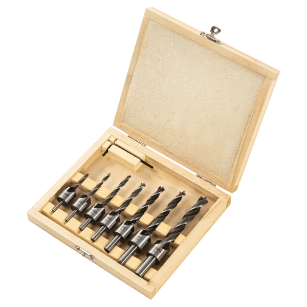 Набор сверл зенкеров по дереву DENZEL 3-10 мм, 7 шт