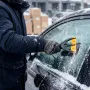 Скребок для удаления льда DENZEL мягкая рукоятка