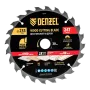 Пильный диск по дереву DENZEL ф235 х 30 мм, 24 зубьев