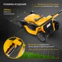 Газонокосилка электрическая DENZEL GM-1800, 1800 Вт, ширина 38 см, 6 уровней, 40 л