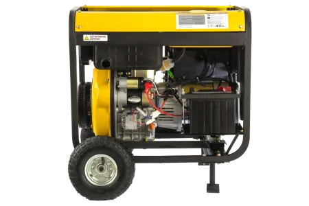 Дизельный генератор DENZEL DD6300Е, 5 кВт, 220 В/50 Гц, 15 л, электростартер
