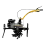 Мотоблок DENZEL DPT-370X, 7 л.с, дисковое сцепление,  фрез 3 x 4, ВОМ, передачи 3В/1Н