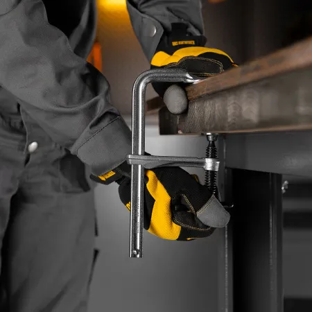 Струбцина DENZEL F-образная, 80x200мм, кованая