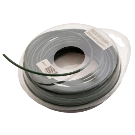 Леска для триммера DENZEL Extra cord 96128, 2.65 мм x 15 м, круглая, двухкомпонентная