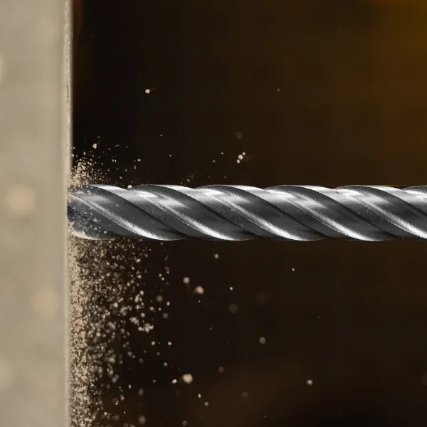 Бур по бетону DENZEL, цельная крестовая пластина, 12x315 мм, SDS PLUS