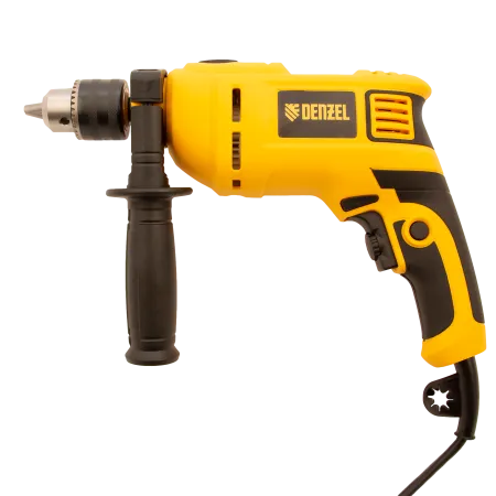 Ударная дрель DENZEL ID-750, 750 Вт, 0-3000 об/мин, 48000 уд/мин