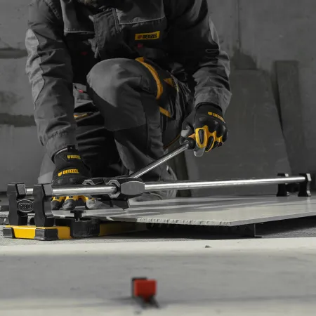 Плиткорез DENZEL 1000х14мм, цельнометал. напр., каретка на подш., стальная станина, рукоятка-пенал