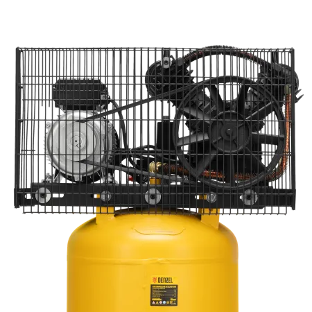 Компрессор воздушный DENZEL BCV2200/100V, 2.3 кВт, ременный привод, 100 литров, 440 л/мин