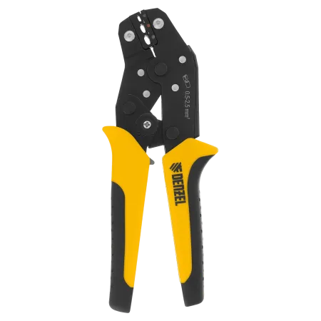 Клещи для обжима изолир. наконечников DENZEL НКИ и НВИ, разъемов РПИ, гильз ГСИ, 0,5 - 2,5 мм2