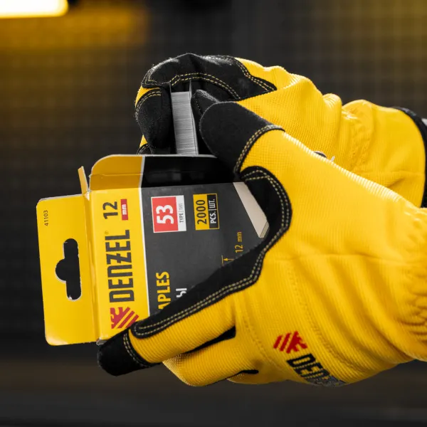 Скобы для мебельного степлера DENZEL 41103, 12 мм, тип 53, 2000 шт.