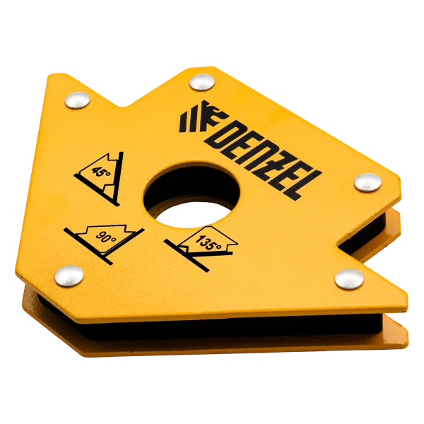 Фиксатор магнитный для сварочных работ DENZEL 97553, усилие 50 Lb