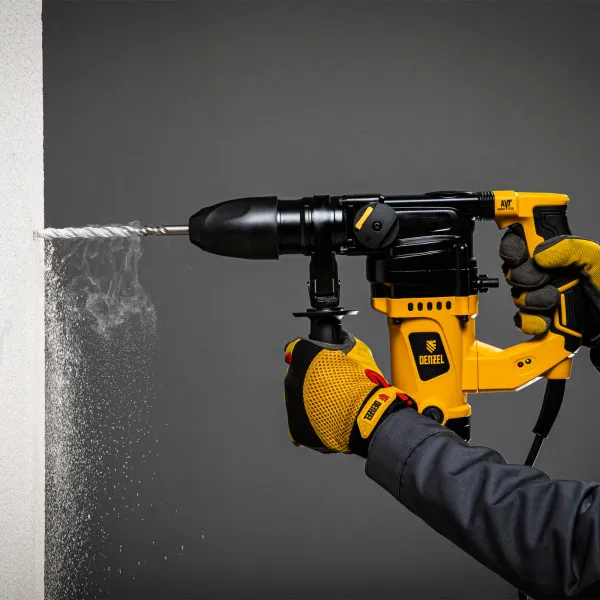Перфоратор электрический DENZEL RHV-1100-26, SDS-plus, 1100 Вт, 4 Дж, 3 режима