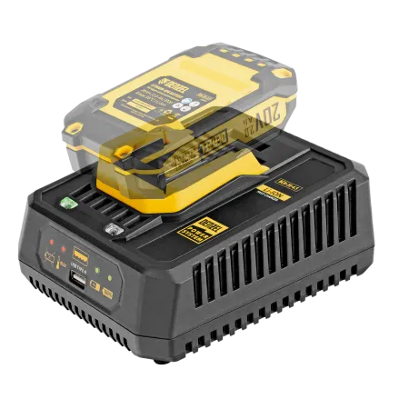 Устройство зарядное для аккумуляторов DENZEL BCH-20-4.5, Li-Ion, 20 В, 4,5 А
