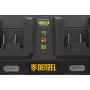 Зарядное устройство на 2 аккумулятора DENZEL IBC-18-3.0-2, Li-Ion, 18В, 3.0 А
