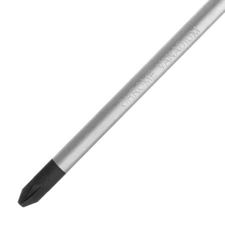 Отвертка DENZEL PZ2x100 мм, CrV, трехкомпонентная рукоятка