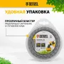 Леска для триммера DENZEL 96248 двухкомпонентная эллипс 2,4мм х 15м, блистер EXTRA CORD