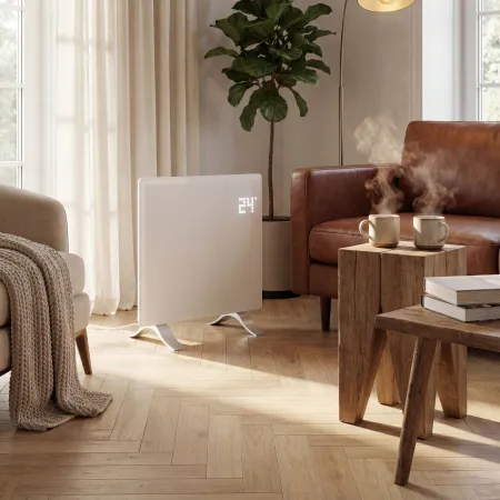 Конвектор электрический DENZEL OptiPrime-1000, Wi-Fi, тачскрин, цифровой термостат, 1000 Вт