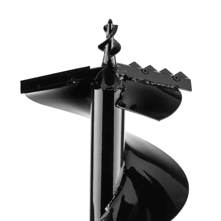 Шнек для грунта DENZEL ER-300, диаметр 300 мм, длина 800 мм,соединение 20 мм, съемный нож