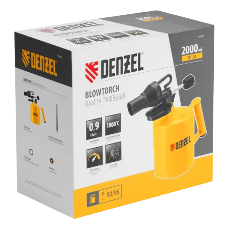 Лампа паяльная Denzel ВТ-20, 2 л Denzel