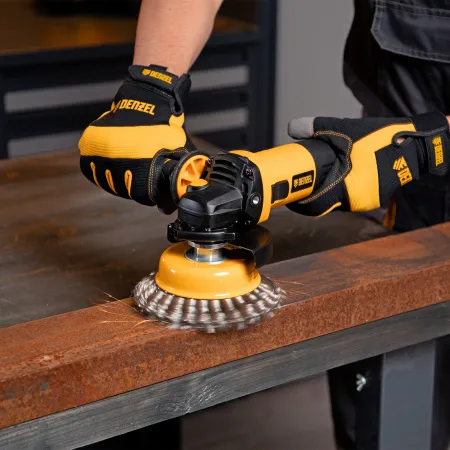 Машина шлифовальная угловая DENZEL AG115-750, 750 Вт, 115 мм, 11000 об/мин