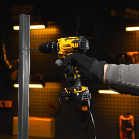 Дрель-шуруповерт аккумуляторная DENZEL CDL-12-02BM, Li-Ion, 12 В, 2 акк.