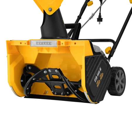 Снегоуборщик электрический DENZEL ESB-460-M, 1.8 кВт, металлический шнек, LED фара