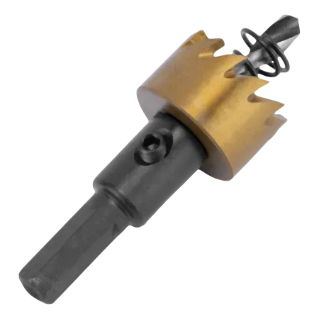 Коронка по металлу DENZEL 724103, 22 мм, HSS, нитридтитановое покрытие