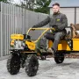 Мотоблок DENZEL DPT-370S, 7 л.с., ремен.сцеп, фрез 3х4, ШОМ, передачи 3В/1Н