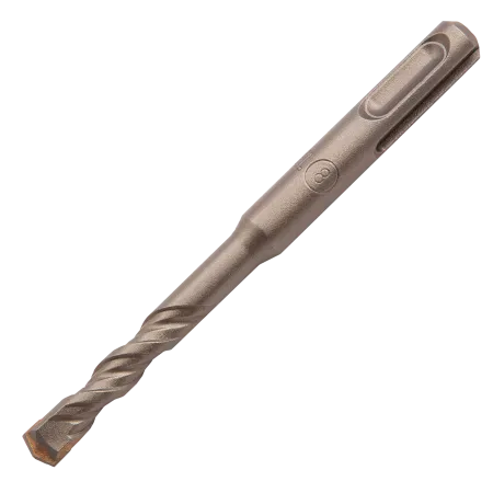 Бур по бетону DENZEL 705010, 8 x 110 мм, двойная спираль, три пылеотводящие кромки