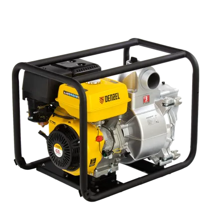 Мотопомпа бензиновая DENZEL PX-80D, 15 л.с, 3, 1500 л/мин, глубина 8 м, напор 30 м