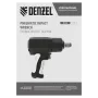 Ударный пневмогайковерт DENZEL IW1700, 3/4", 8500 об/мин, 1700 Нм