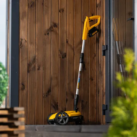 Портативная аккумуляторная газонокосилка DENZEL CLM-22, Li-ion, 20В, 220 мм