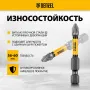 Бита DENZEL IMPACT, PZ2x50 мм, лазерная обработка шлица, сталь S2, 10 шт., Е 6,3