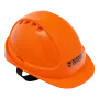 Каска защитная ударопрочная DENZEL ABS/PC, плавная регулировка, модель «Форвард» (К-05), оранж.