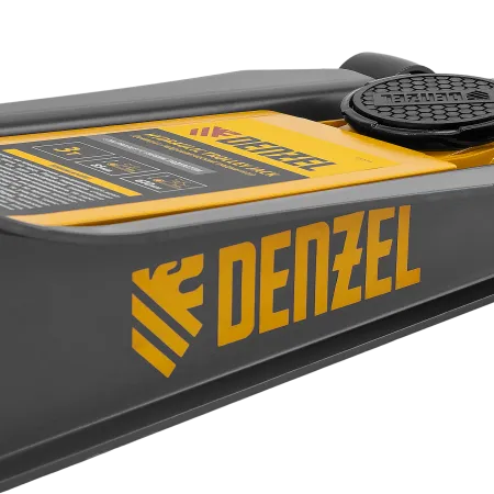 Домкрат гидравлический подкатной DENZEL 3 т, 85-610 мм, быстрый подъем, низ. подхват, проф, SUV