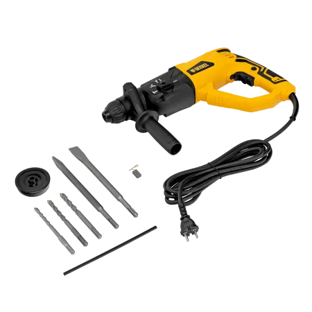 Перфоратор электрический DENZEL RH-1050-26, SDS-plus, 1050 Вт, 3.2 Дж, 3 плюс 1 режим