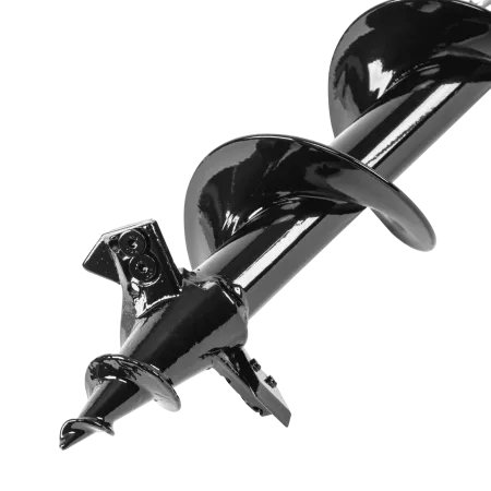 Шнек для грунта DENZEL ER-80, диаметр 80 мм, длина 800 мм,соединение 20 мм, съемный нож