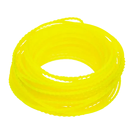 Леска для триммера DENZEL 96214 зубчатый квадрат, 2,4мм х 15м, FLEX CORD