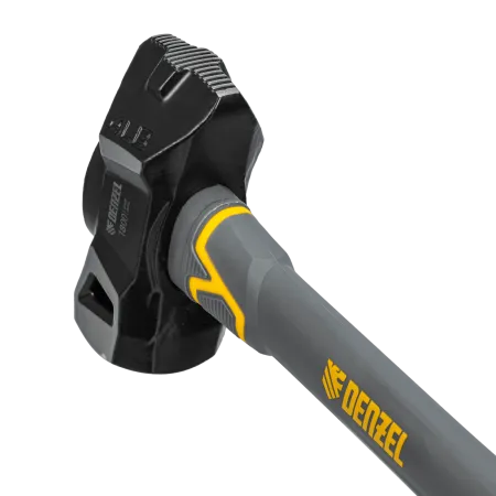 Кувалда с клиновидным бойком DENZEL 1,8 кг, фибергласовая рукоятка c TPR