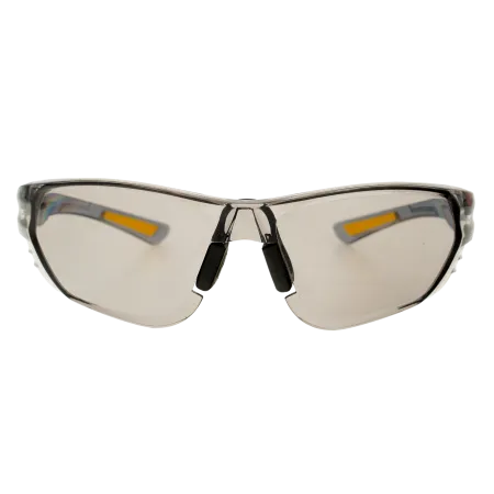 Очки защитные DENZEL открытые, поликарбонатные, дымчатая линза