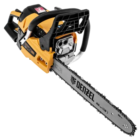 Пила цепная бензиновая DENZEL DS-4516, шина 40 см, 45 см3, 2,5 л.с, шаг 0,325, 64 звена