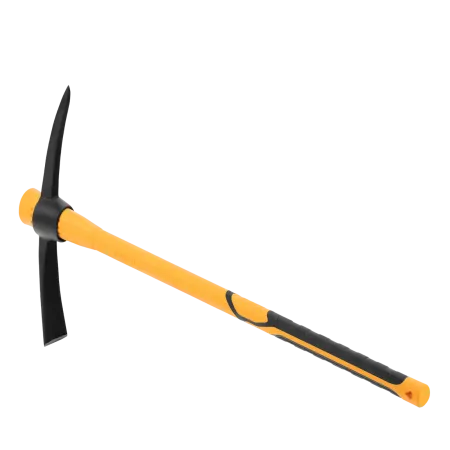 Кирка DENZEL 1500 г, узкая, фиберглассовая обрезиненная рукоятка 900 мм